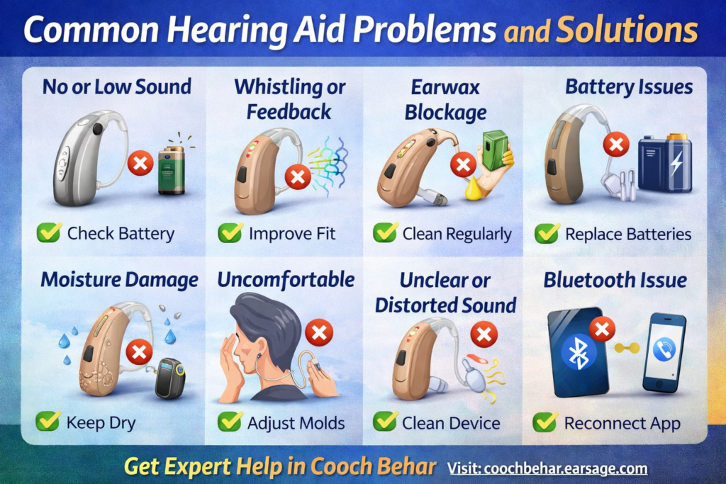 Common Hearing Aid Problems and Solutions